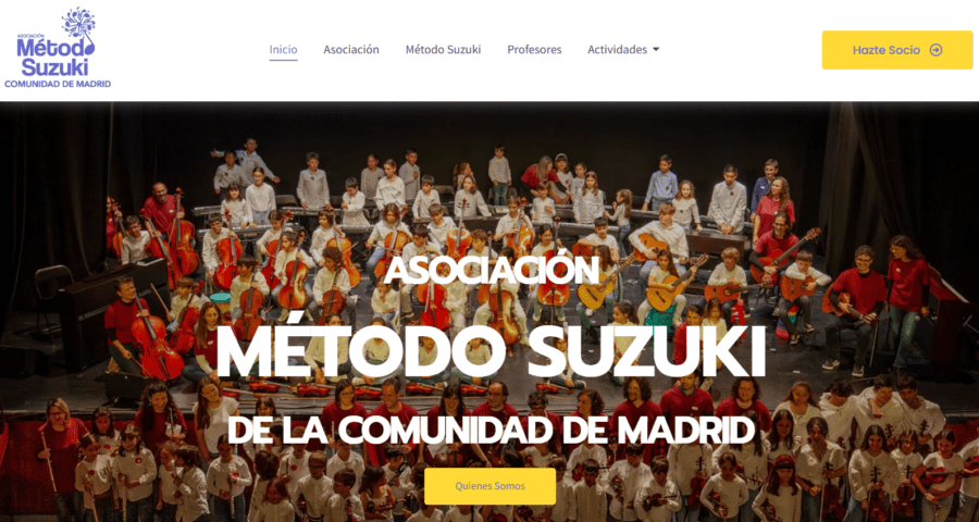 Asociación Método Suzuki Madrid - formación profesores escuelas música clásica Madrid