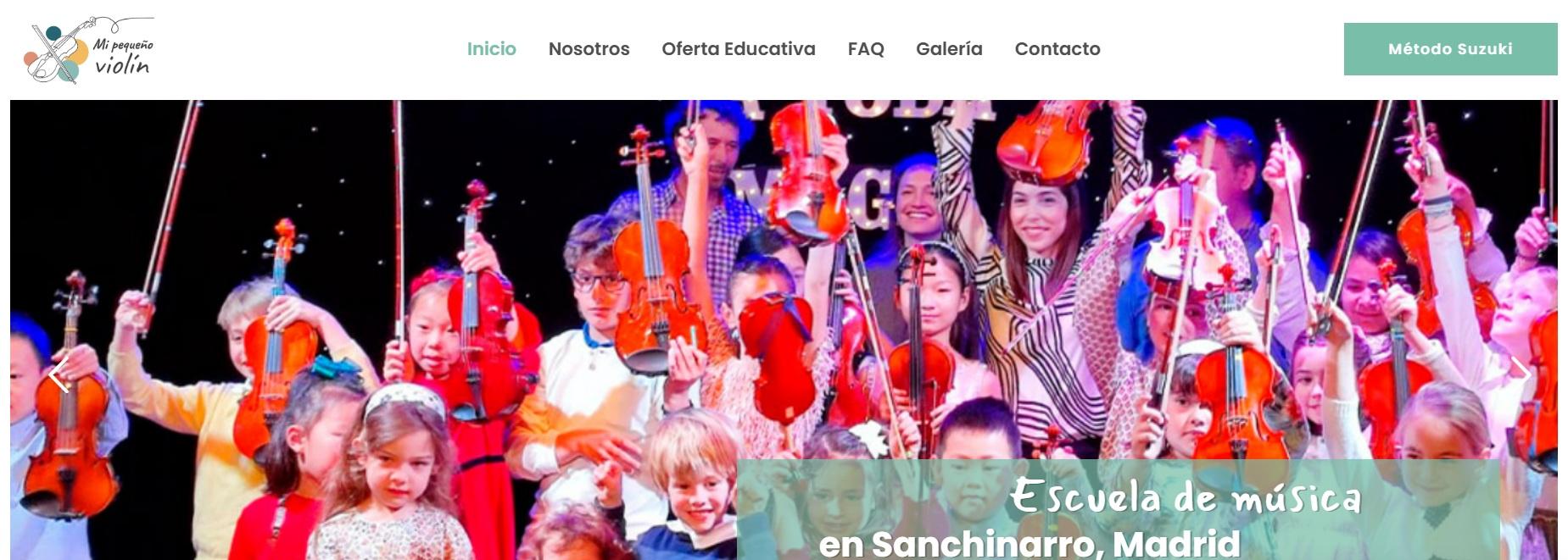 Mi Pequeño Violín Madrid - Suzuki violin school for children classical music education