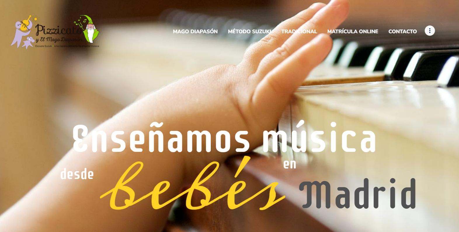 Escuela Pizzicato Mago Diapasón Collado Villalba - classical music education for children